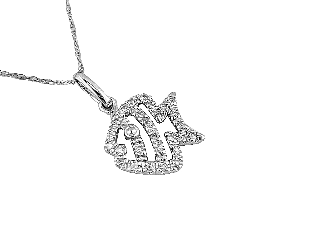 DIAMOND FISH PENDANT