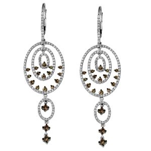 DIAMOND &MOCHA DIAMOND EARRING