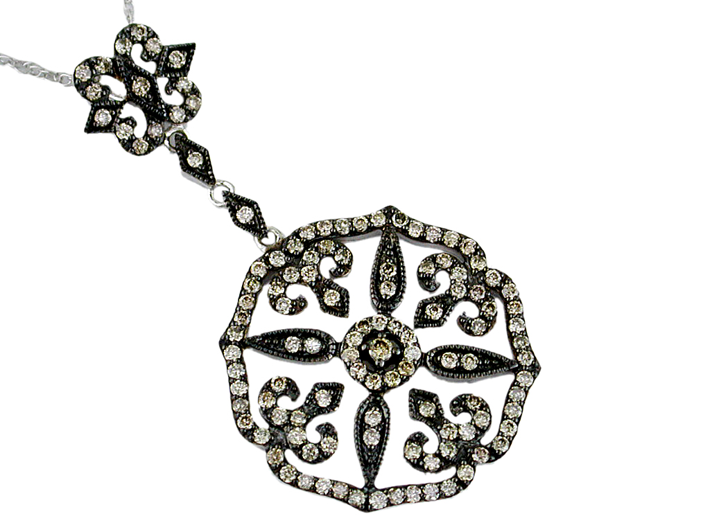 MOCHA DIAMOND PENDANT