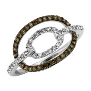 DIAMOND & MOCHA DIAMOND RING