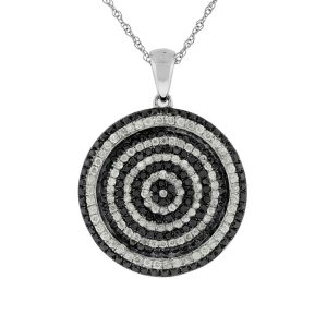 BLACK DIAMOND & DIA PENDANT