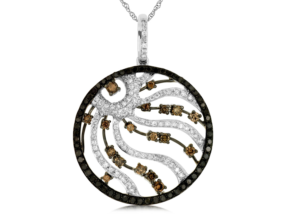 MULTI COLOR DIAMOND PENDANT