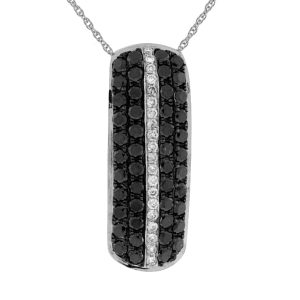 BLACK DIAMOND & DIA PENDANT