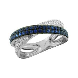 SAPPHIRE & DIAMOND RING