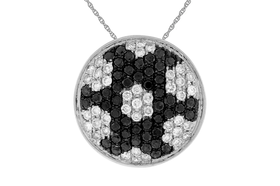 BLACK DIAMOND & DIA PENDANT