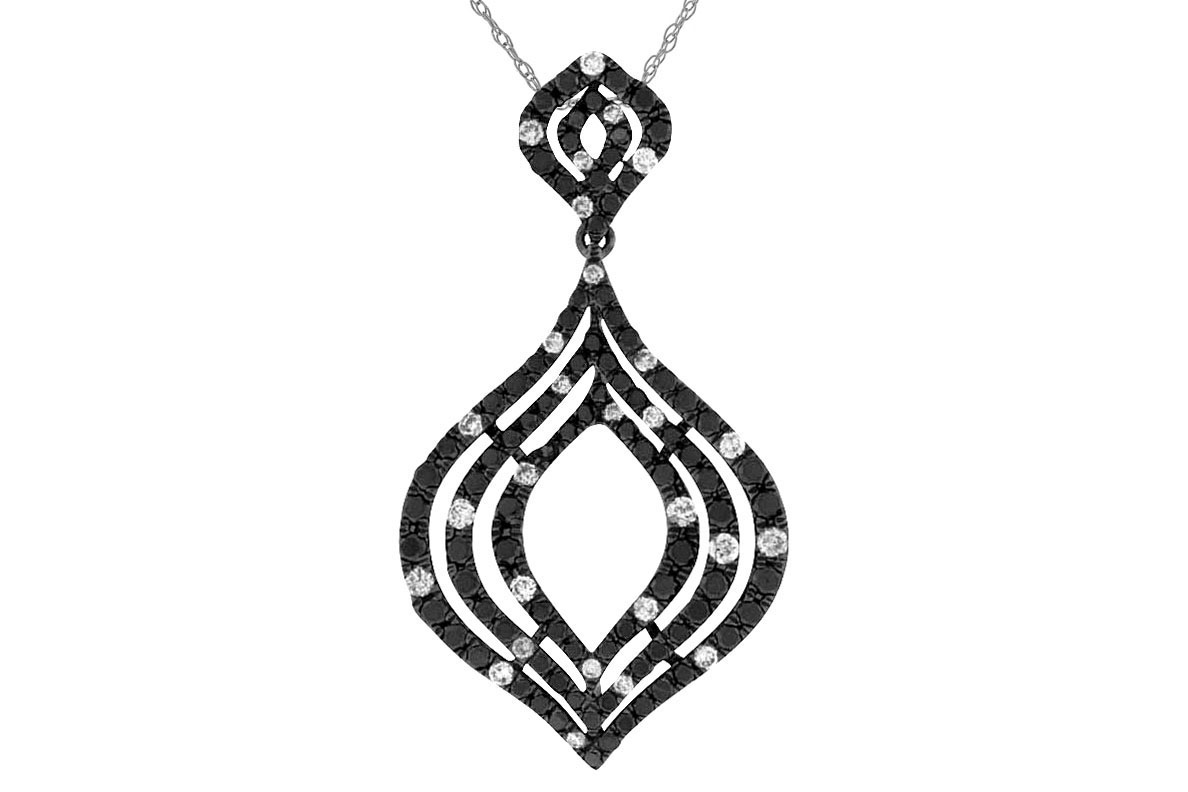 BLACK DIAMOND & DIA PENDANT