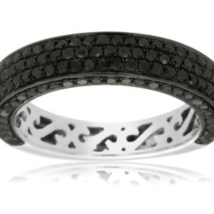 BLACK DIAMOND WEDDING RING