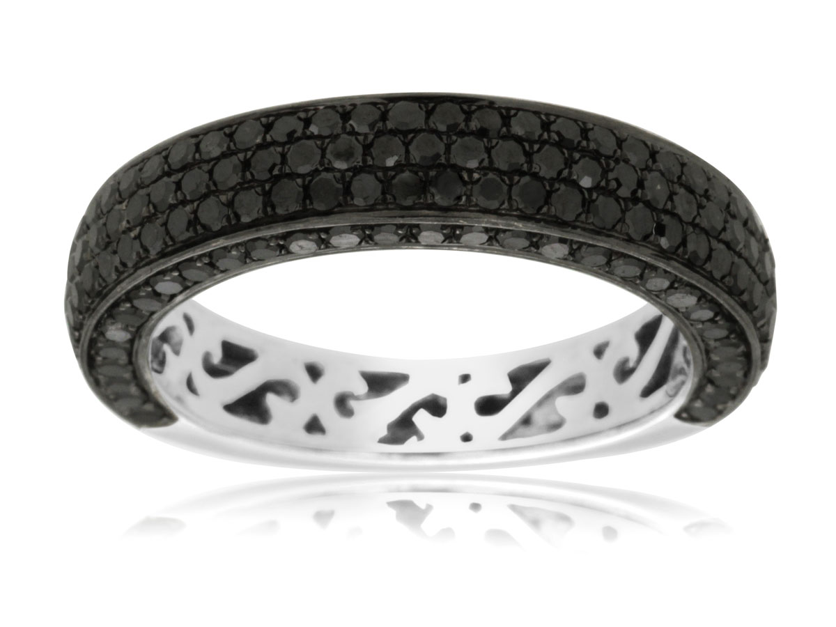 BLACK DIAMOND WEDDING RING