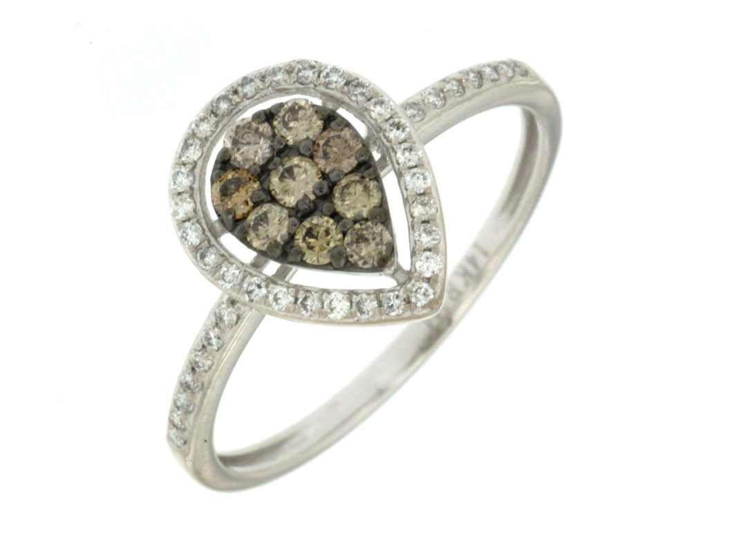 DIAMOND & MOCHA DIAMOND RING