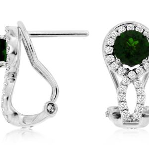 RUSSALITE & DIAMOND EARRING
