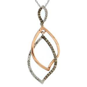 DIAMOND &MOCHA DIAMOND PENDANT