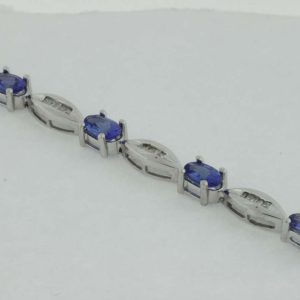 TANZANITE & DIAMOND BRACELET