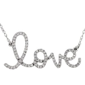 DIAMOND LOVE NECKLACE