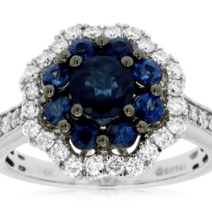 SAPPHIRE & DIAMOND RING