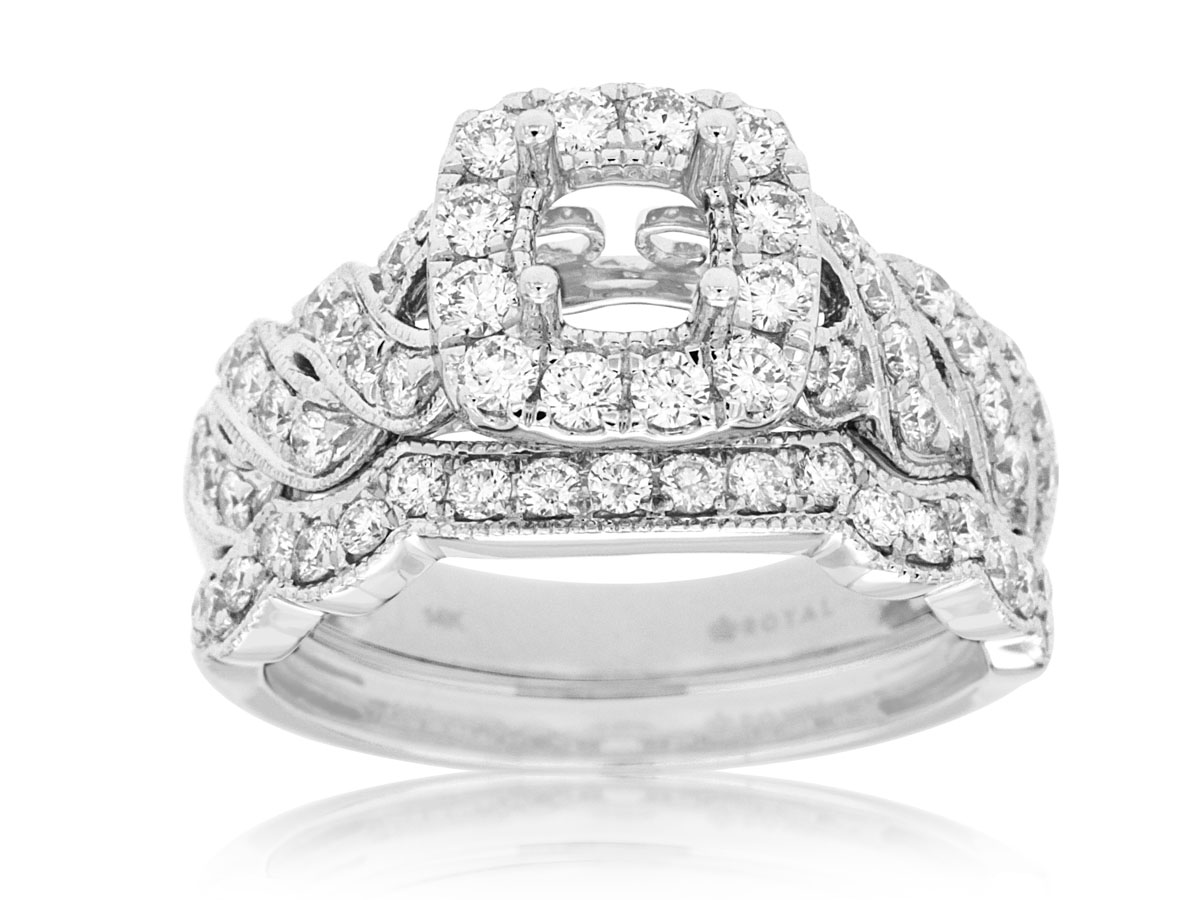 SEMI MOUNT WITH WEDDING RING