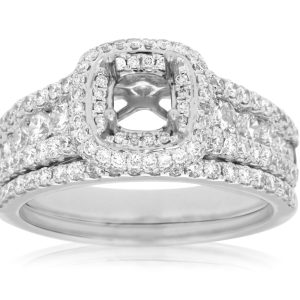 SEMI MOUNT WITH WEDDING RING