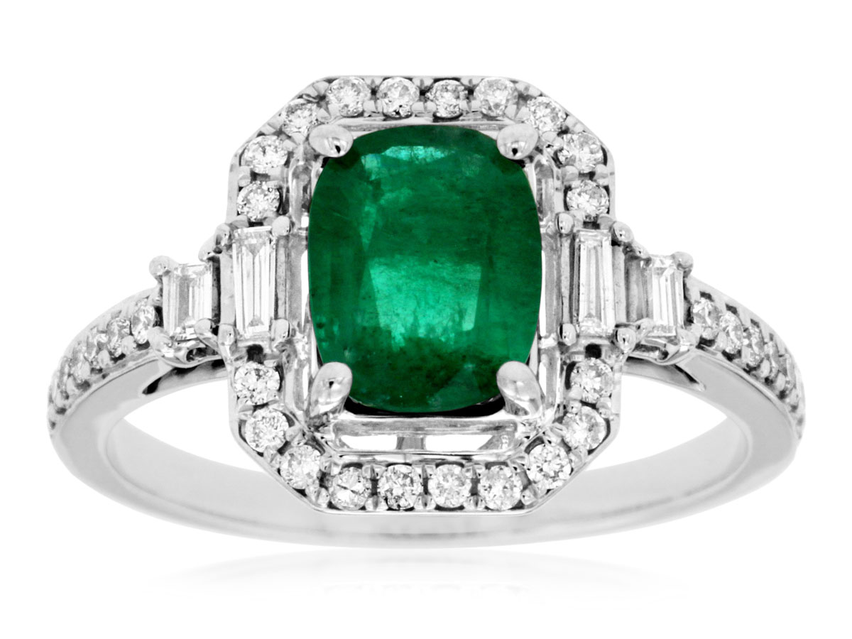 EMERALD & DIAMOND RING
