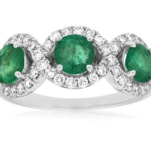 EMERALD & DIAMOND RING