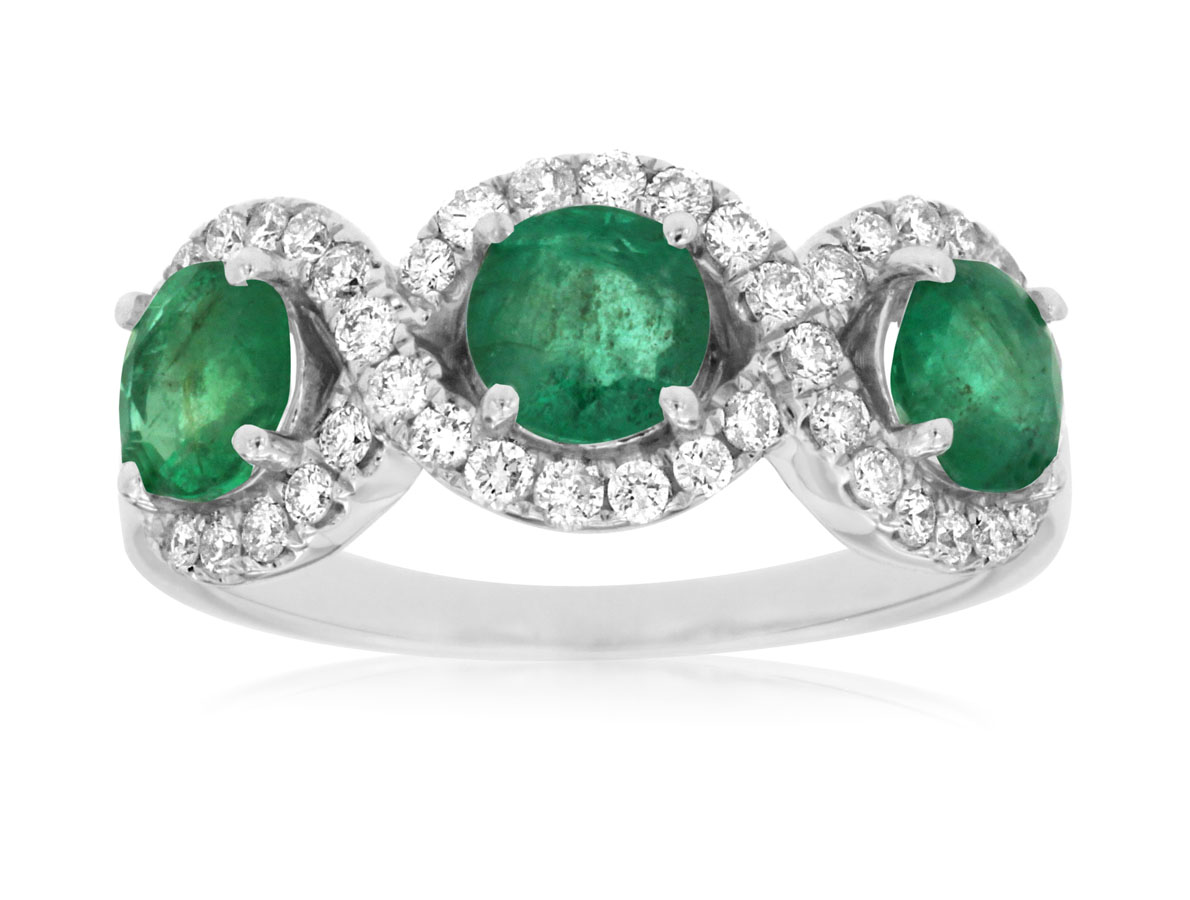 EMERALD & DIAMOND RING