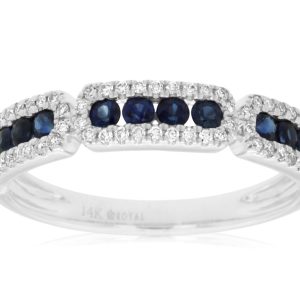 SAPPHIRE & DIAMOND RING