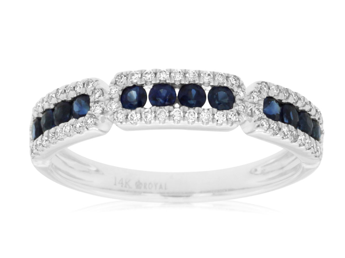 SAPPHIRE & DIAMOND RING