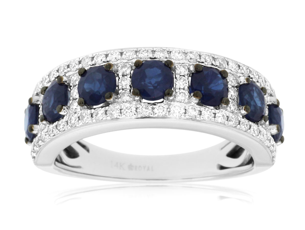 SAPPHIRE & DIAMOND RING