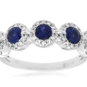 SAPPHIRE & DIAMOND RING