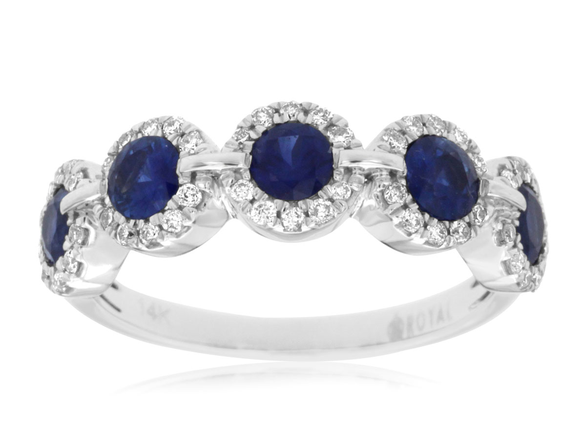 SAPPHIRE & DIAMOND RING