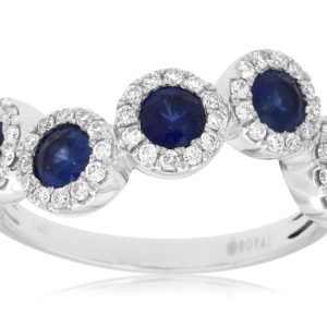 SAPPHIRE & DIAMOND RING