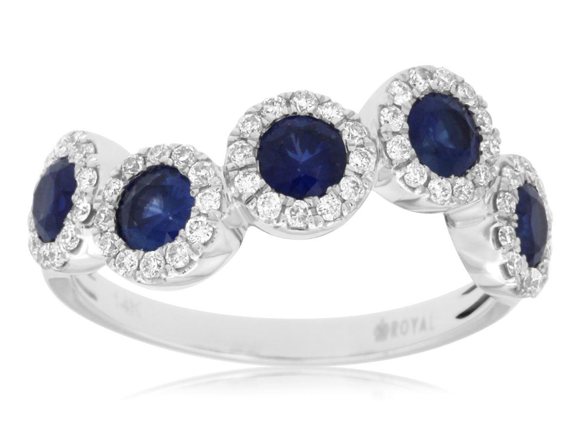SAPPHIRE & DIAMOND RING