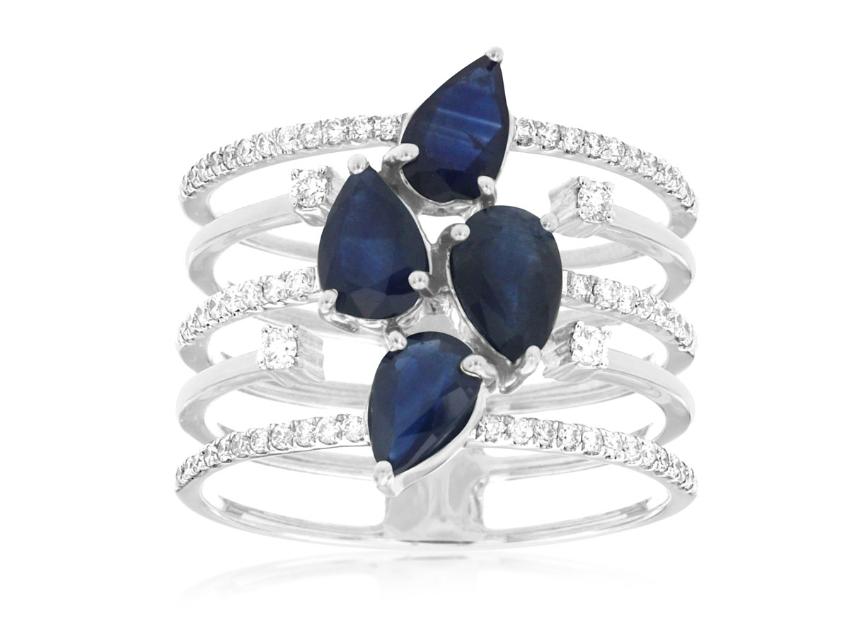 SAPPHIRE & DIAMOND RING