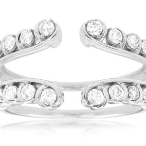 LADIES DIAMOND INSERT RING