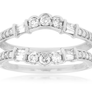 LADIES DIAMOND INSERT RING
