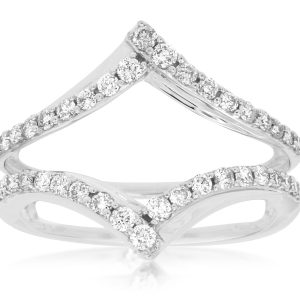 LADIES DIAMOND INSERT RING