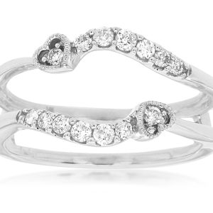 LADIES DIAMOND INSERT RING