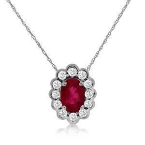 RUBY & DIAMOND NECKLACE