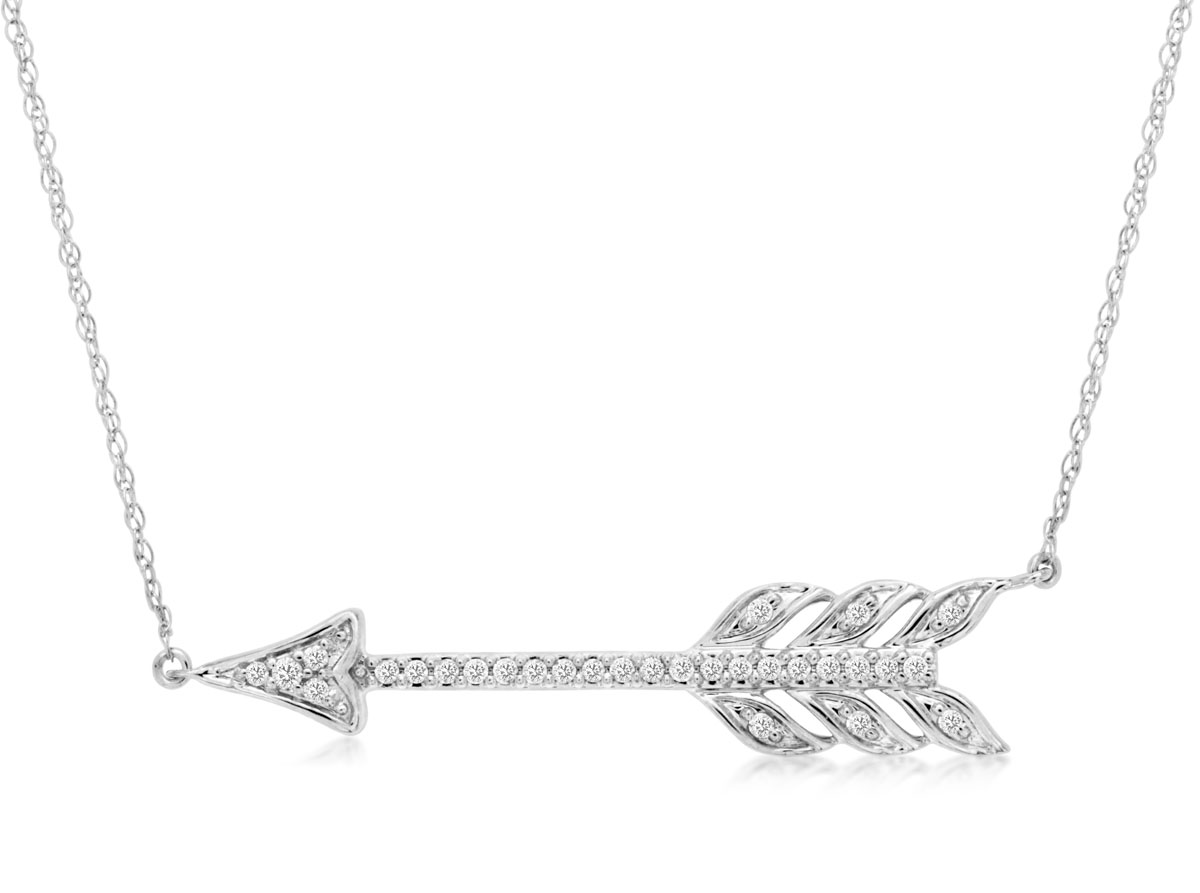 DIAMOND ARROW NECKLACE