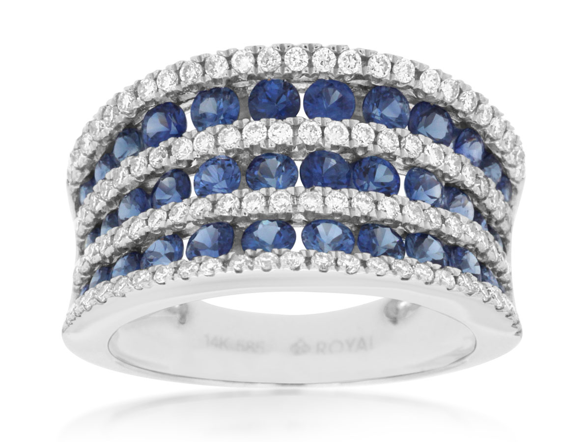 SAPPHIRE & DIAMOND RING