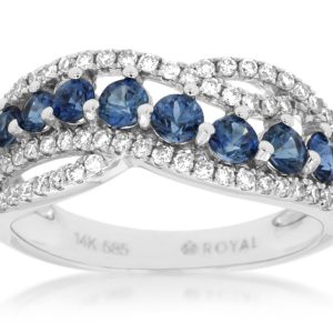 SAPPHIRE & DIAMOND RING