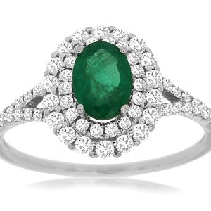 EMERALD & DIAMOND RING