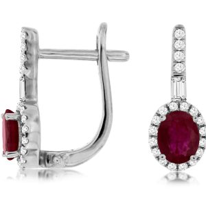 RUBY & DIAMOND EARRING