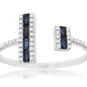 SAPPHIRE & DIAMOND RING