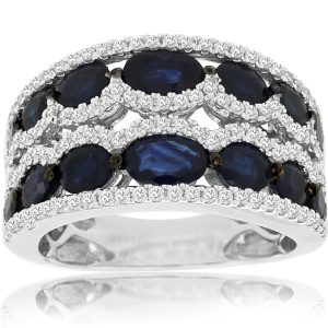SAPPHIRE & DIAMOND RING