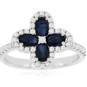 SAPPHIRE & DIAMOND RING