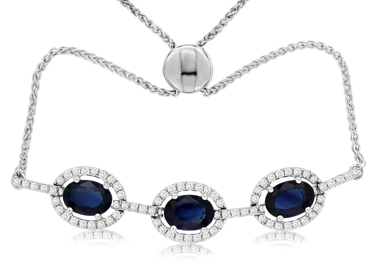 SAPPHIRE & DIAMOND BRACELET