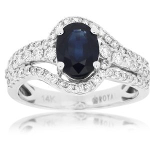 SAPPHIRE & DIAMOND RING