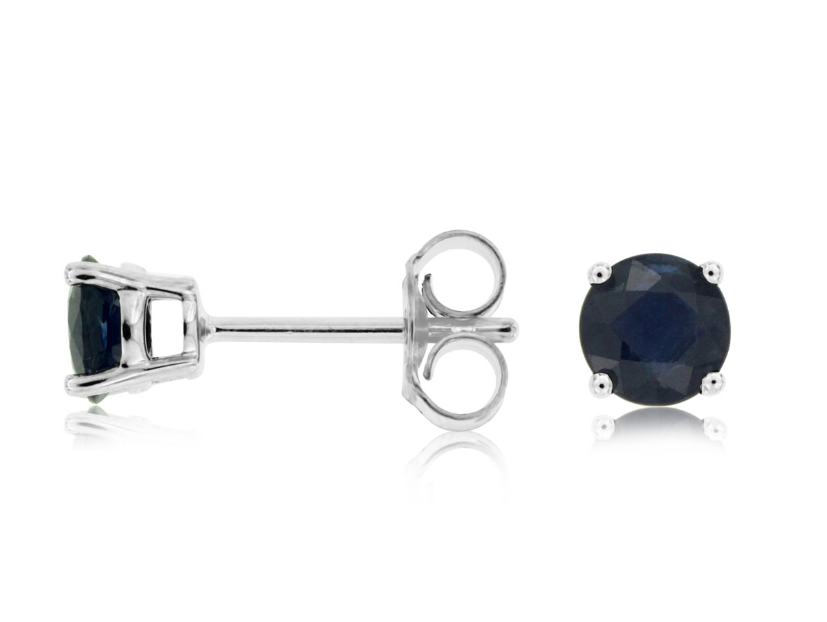SAPPHIRE & DIAMOND EARRING