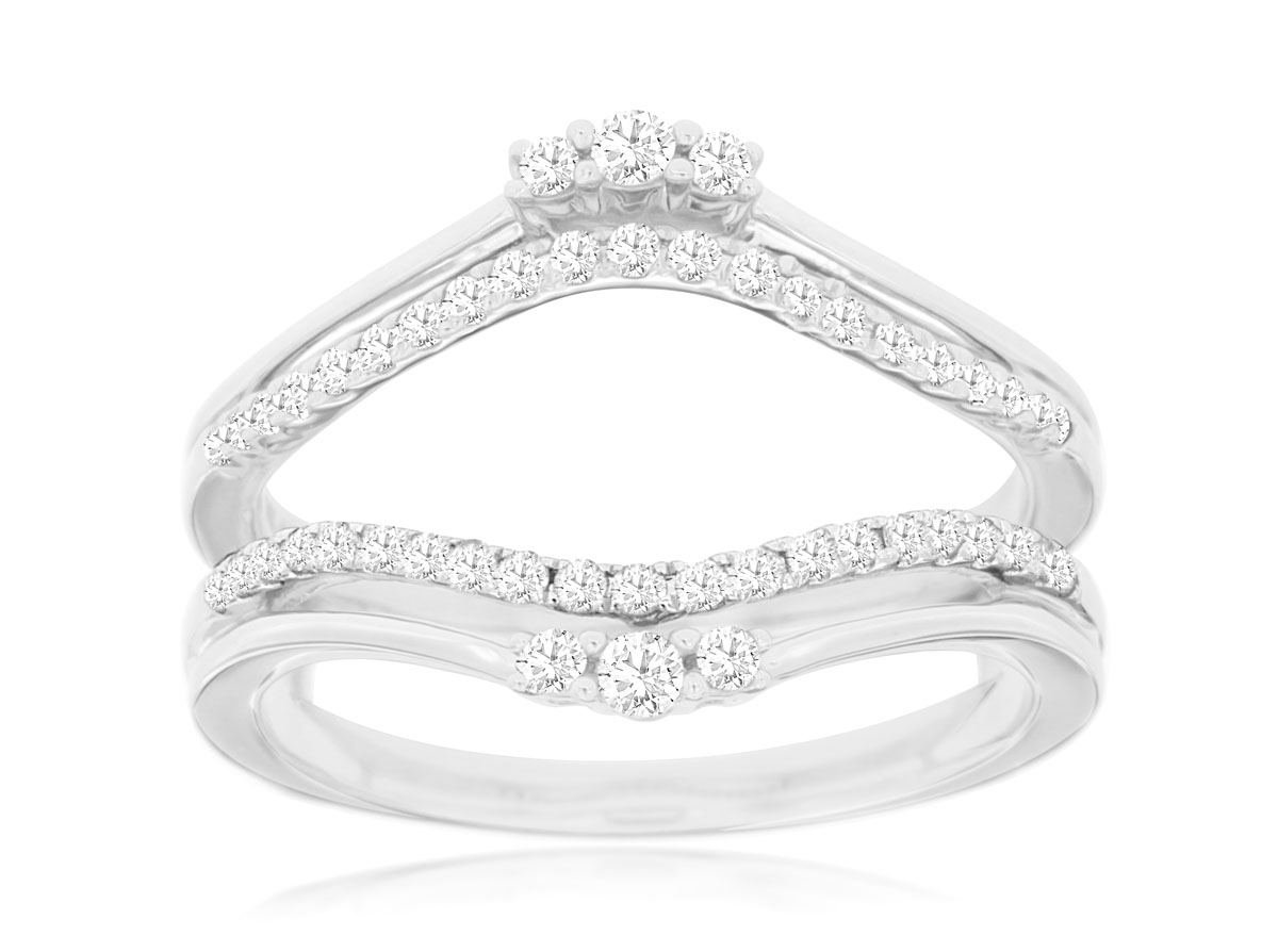 LADIES DIAMOND INSERT RING