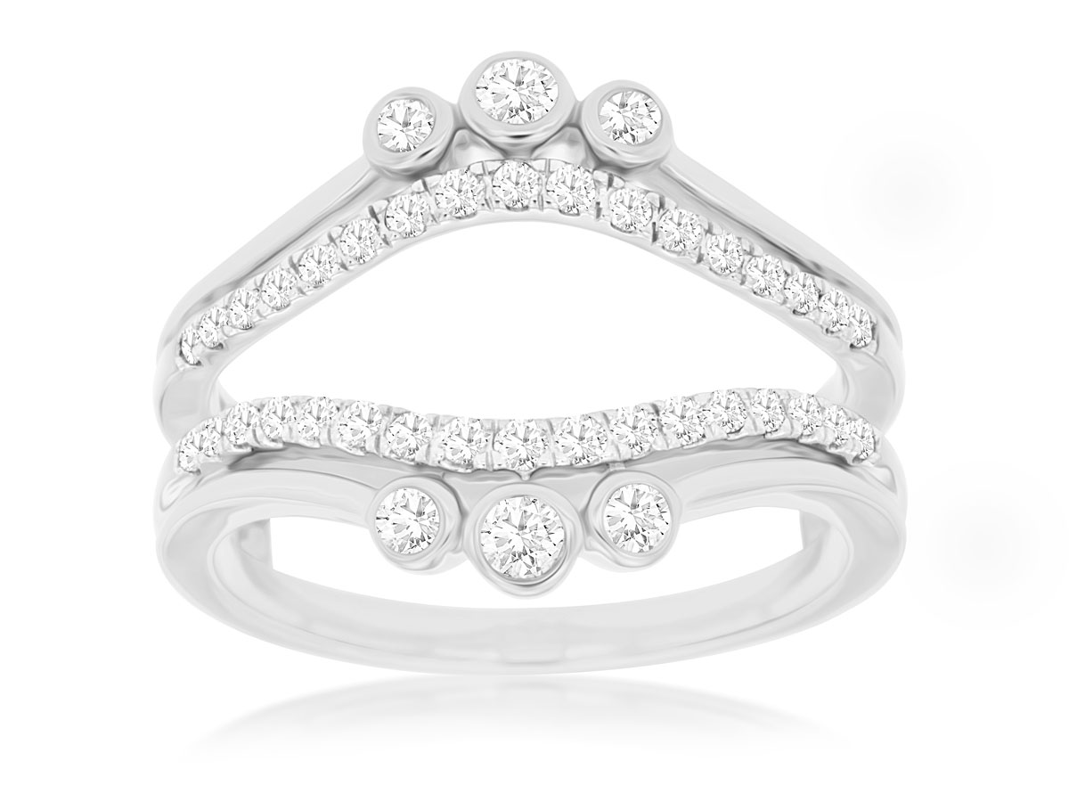 LADIES DIAMOND INSERT RING