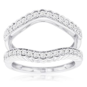 LADIES DIAMOND INSERT RING